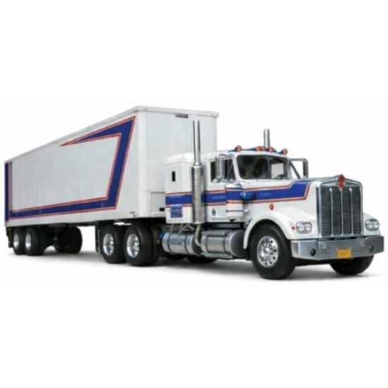 IXU64TRTR013T - 1/64 KENWORTH W900 WHITE AND BLUE 1976 IXU64TRTR013T - 1/64 KENWORTH W900 WHITE AND BLUE 1976