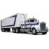 IXU64TRTR013T - 1/64 KENWORTH W900 WHITE AND BLUE 1976