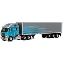 IXU64TRTR014M - 1/64 FREIGHTLINER ARGOSY BLUE/GREY 2002