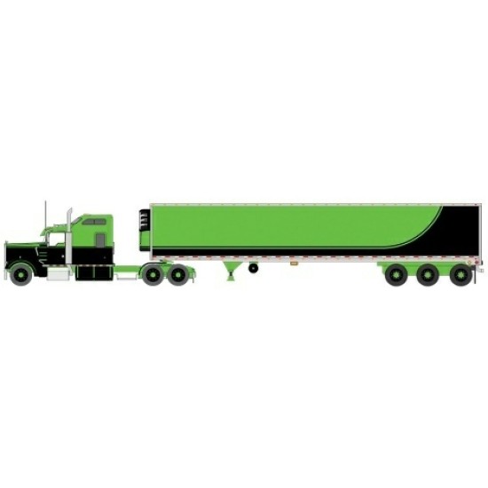 IXU64TRTR015M - 1/64 KENWORTH W900 GREEN/BLACK 1990 IXU64TRTR015M - 1/64 KENWORTH W900 GREEN/BLACK 1990