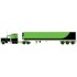 IXU64TRTR015M - 1/64 KENWORTH W900 GREEN/BLACK 1990