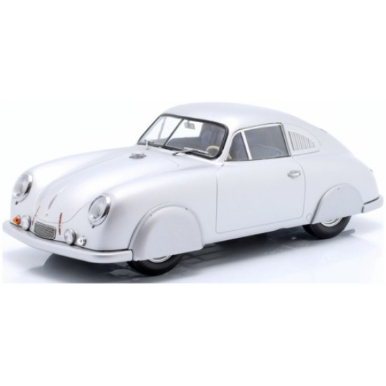 IXW18009003 - 1/18 PORSCHE 356 SL PLAIN BODY VERSION 1951 SILVER (CLOSED WHEELS)