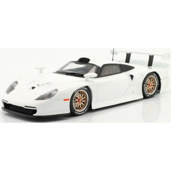 IXW18012003 - 1/18 PORSCHE 911 GT1 STREET VERSION PLAIN BODY EDITION 1997 WHITE