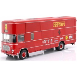 IXW1807801 - 1/18 OM FIAT 150 ROLFO SCUDERIA FERRARI RACE CAR TRANSPORTER OF THE 70S 24H LE MANS