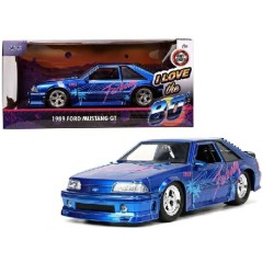 1/24 1989 FORD MUSTANG GT FOX BODY I LOVE THE 80S BLUE