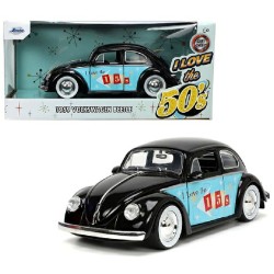 1/24 1959 VW BEETLE BLACK/LIGHT BLUE I LOVE THE 50S 31382