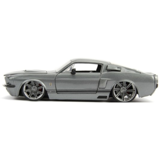 JAD31452 - 1/24 BIG TIME MUSCLE - SHELBY GT500 1967 SILVER