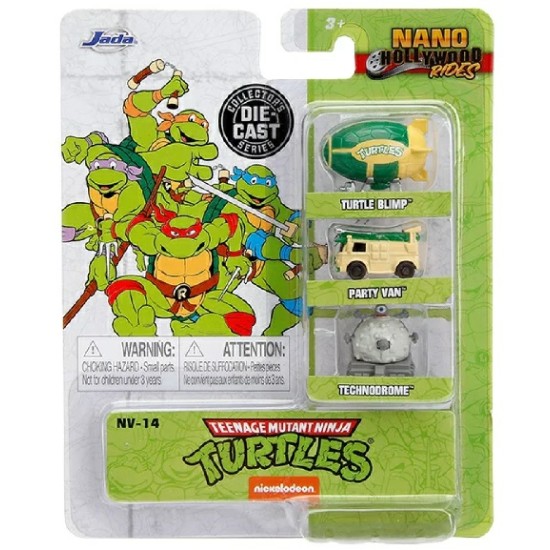 JADA NANO HOLLYWOOD RIDES TEENAGE MUTANT NINJA TURTLES SET 31790