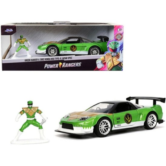 1/32 2002 HONDA NSX WITH GREEN POWER RANGER FIGURE 32871