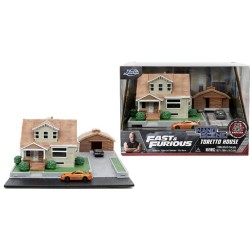JADA NANO DOM TORETTO HOUSE DIORAMA FAST AND FURIOUS 33668 JADA NANO DOM TORETTO HOUSE DIORAMA FAST AND FURIOUS 33668