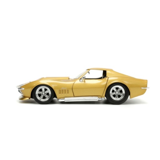 JAD33863 - 1/24 BIG TIME MUSCLE - CORVETTE STINGRAY GOLD 1969 JAD33863 - 1/24 BIG TIME MUSCLE - CORVETTE STINGRAY GOLD 1969