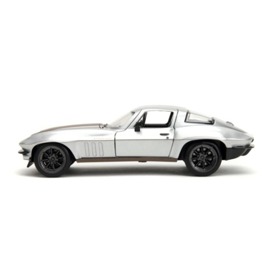 JAD34208 - 1/24 BIG TIME MUSCLE - CHEVY CORVETTE SILVER 1966 JAD34208 - 1/24 BIG TIME MUSCLE - CHEVY CORVETTE SILVER 1966