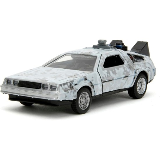 1/32 BACK TO THE FUTURE DELOREAN TIME MACHINE FROSTED