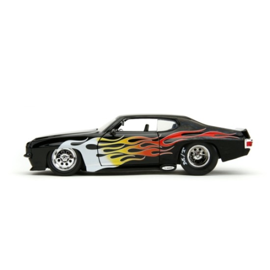 JAD35022 - 1/24 BIG TIME MUSCLE - PONTIAC GTO JUDGE BLACK FLAMES 1971 JAD35022 - 1/24 BIG TIME MUSCLE - PONTIAC GTO JUDGE BLACK FLAMES 1971