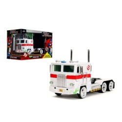 JAD35862 - 1/32 HOLLYWOOD RIDES - TRANSFORMERS G1 OPTIMUS PRIME (WITH GHOSTBUSTERS ECTO-1 GRAPHICS)