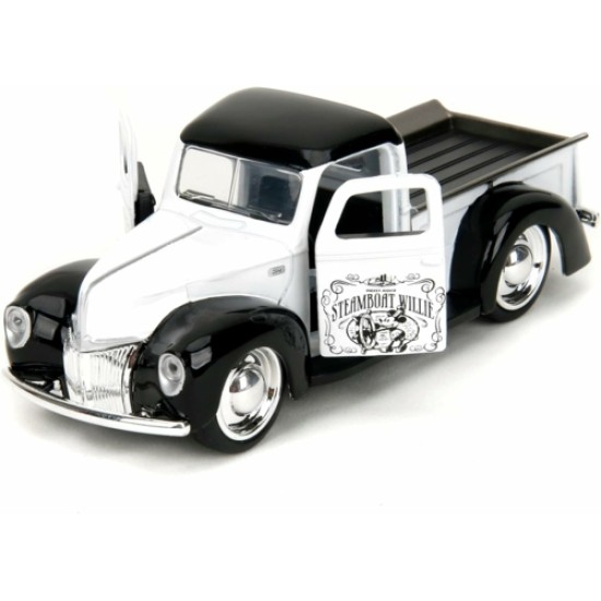 JAD36091 - 1/32 HOLLYWOOD RIDES - FORD PICK UP 1941 - DISNEY - STEAMBOAT WILLIE THEME