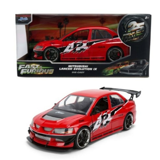 1/24 FAST AND FURIOUS - SEANS MITSUBISHI LANCER EVOLUTION IX 36208