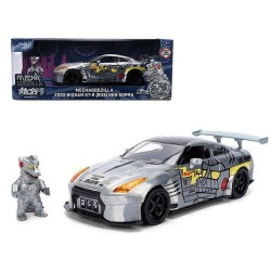 1/24 GODZILLA MECHAGODZILLA 2009 NISSAN GT-R WITH FIGURE 36285