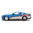 JAD36609  - 1/24 BTM - FORD MUSTANG GT 2010 - BLUE AND SILVER