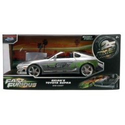1/24 FAST AND FURIOUS ANNIVERSARY BRIAN'S TOYOTA SILVER FINISH 36805