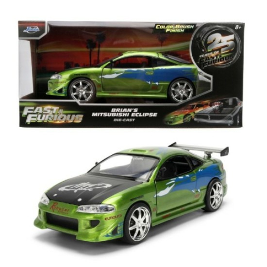 JAD36817 - 1/24 FAST AND FURIOUS - BRIANS MITSUBISHI ECLIPSE - COLOUR BRUSH
