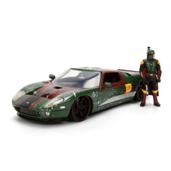 JAD36909 - 1/24 HWR - 2005 FORD GT W/BOBA FETT