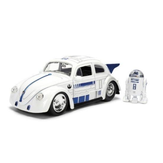 JAD36982 - 1/32 HOLLYWOOD RIDES - VW BEEETLE 1959 - LUCAS STAR WARS - R2-D2 THEME