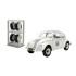 JAD37584 - 1/24 HOLLYWOOD RIDES - VW BEETLE - HERBIE THE LOVE BUG WITH RACK