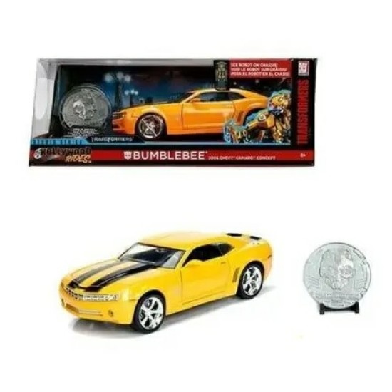 1/24 TRANSFORMERS - 2006 CAMARO BUMBLEBEE W/COIN