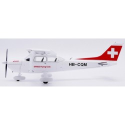 1/72 SWISS FLYING CLUB CESSNA 172N SKYHAWK REG: HB-CQM WITH STAND