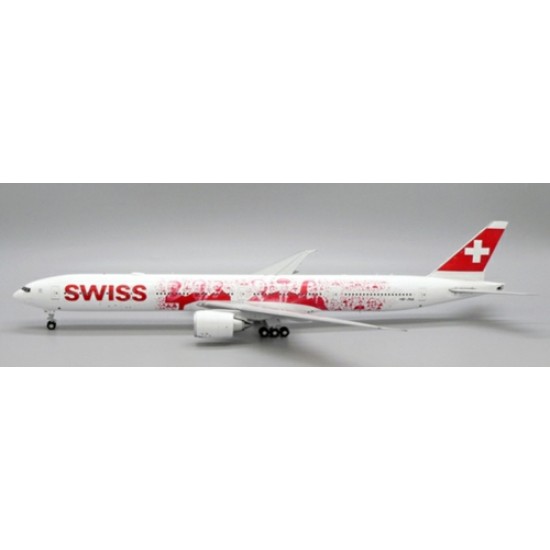 1/200 SWISS BOEING 777-300ER FACES OF SWISS REG: HB-JNA WITH