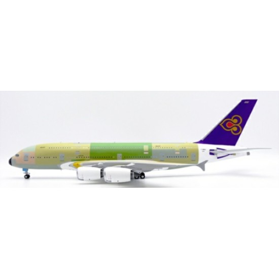 1/200 THAI AIRWAYS AIRBUS A380 BARE METAL REG: F-WWAO WITH S