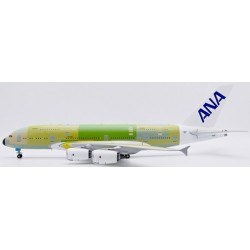 1/200 ANA ALL NIPPON AIRWAYS AIRBUS A380 BARE METAL REG: F-WWSH WITH STAND