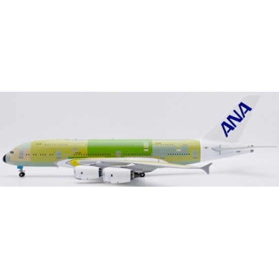 1/200 ANA ALL NIPPON AIRWAYS AIRBUS A380 BARE METAL REG: F-WWSH WITH STAND 1/200 ANA ALL NIPPON AIRWAYS AIRBUS A380 BARE METAL REG: F-WWSH WITH STAND