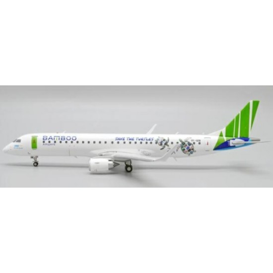 1/200 BAMBOO AIRWAYS EMBRAER 190-200LR SAVE THE TURTLES REG: