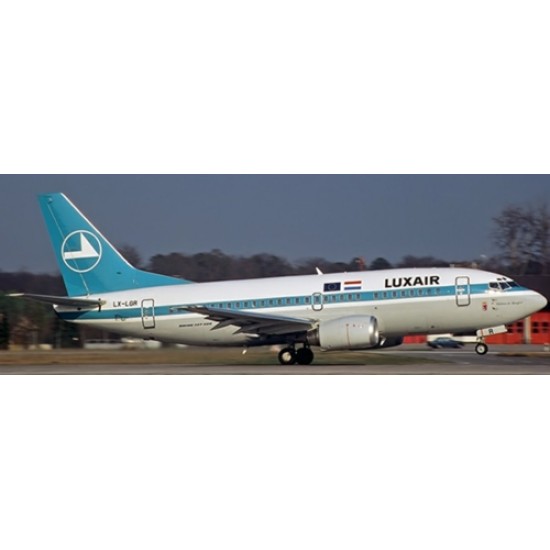 1/200 LUXAIR BOEING 737-500 REG: LX-LGR WITH STAND XX20112