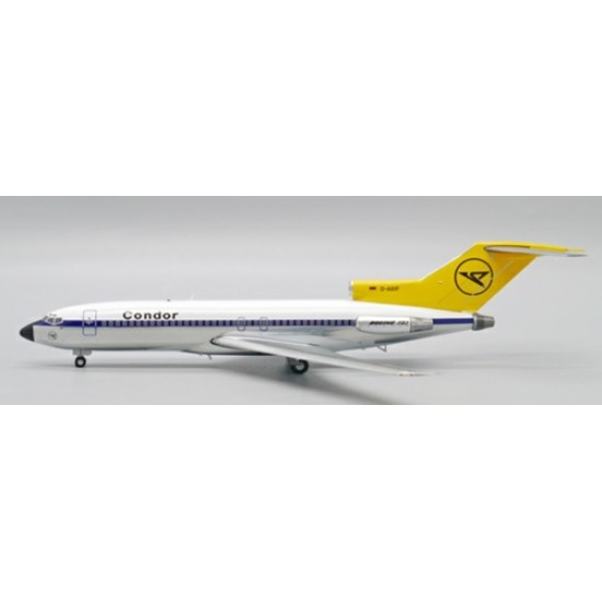 1/200 CONDOR BOEING 727-100 POLISHED REG: D-ABIP WITH STAND