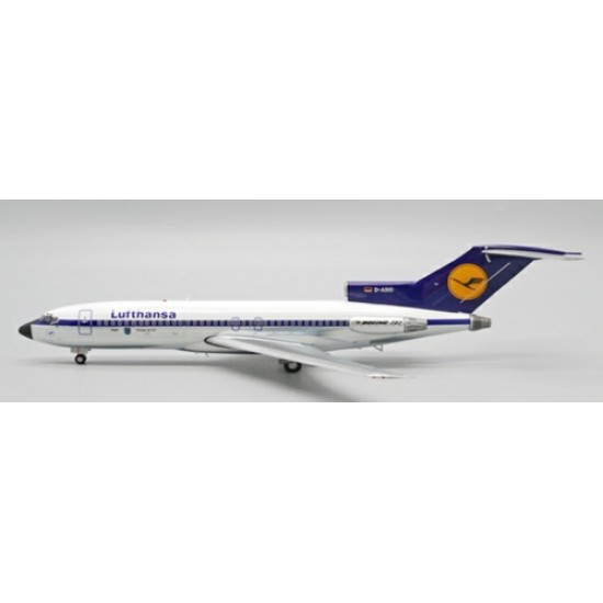 1/200 LUFTHANSA BOEING 727-100 POLISHED REG: D-ABIO WITH STA