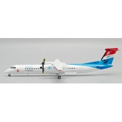 1/200 LUXAIR BOMBARDIER DASH 8-Q400 REG: LX-LQI WITH STAND