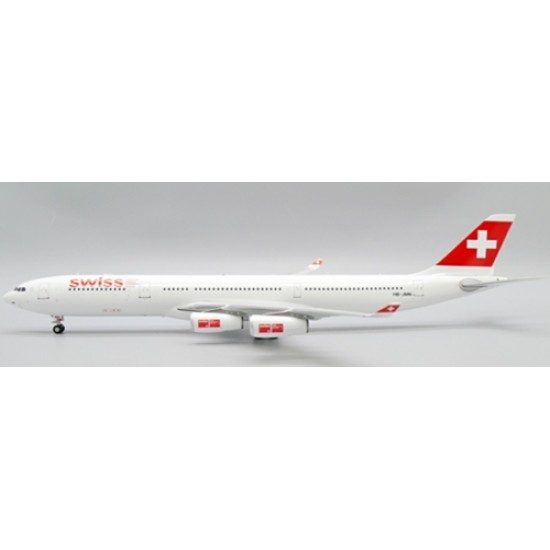 1/200 SWISS AIRBUS A340-300 OC REG: HB-JMN WITH STAND