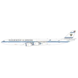 1/200 KUWAIT GOVERNMENT AIRBUS A340-500 REG: 9K-GBA WITH STAND