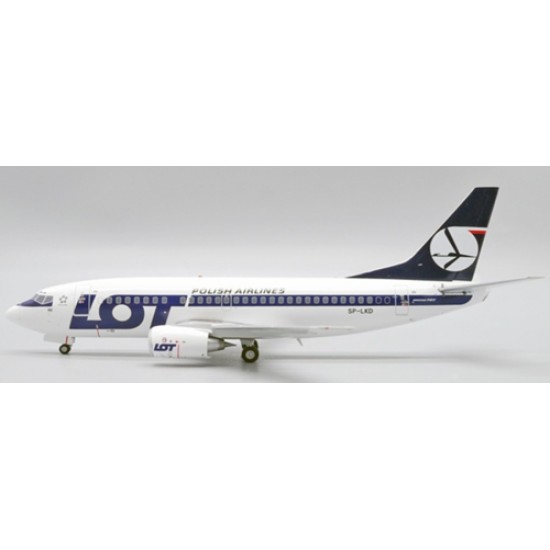 1/200 LOT POLISH AIRLINES BOEING 737-500 REG: SP-LKD WITH STAND