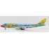 1/200 ALL NIPPON AIRWAYS BOEING 747-400D OHANA JUMBO REG: JA8956 FLAPS DOWN WITH STAND