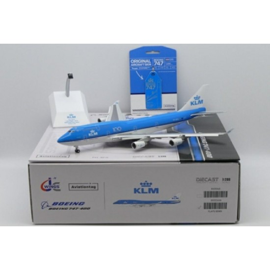 1/200 KLM ROYAL DUTCH AIRLINES BOEING 747-400 100 PH-BFG FLAPS DOWN XX20345A