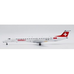 1/200 SWISS EMBRAER ERJ-145LU REG: HB-JAK WITH STAND