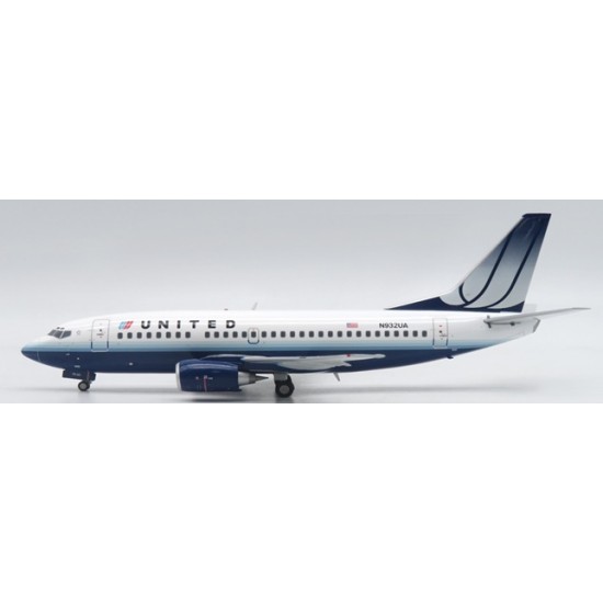 1/200 UNITED AIRLINES BOEING 737-500 TULIP REG: N932UA WITH STAND 1/200 UNITED AIRLINES BOEING 737-500 TULIP REG: N932UA WITH STAND