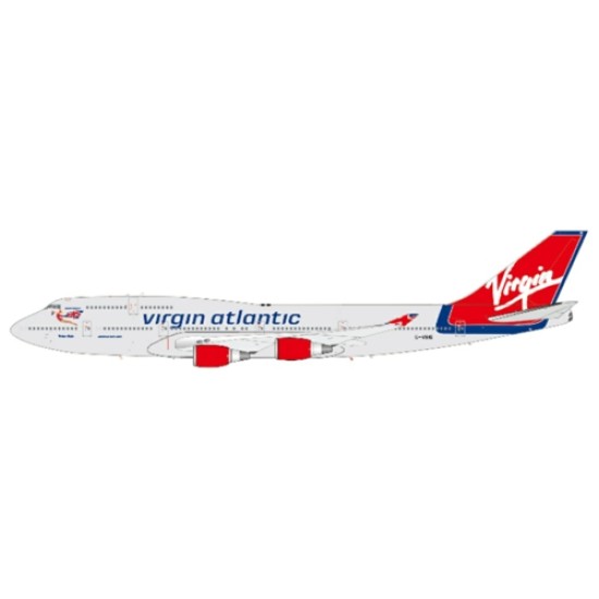 1/200 VIRGIN ATLANTIC BOEING 747-400 TINKER BELLE REG: G-VBIG WITH STAND