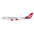 1/200 VIRGIN ATLANTIC BOEING 747-400 TINKER BELLE REG: G-VBIG WITH STAND