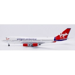 1/200 VIRGIN ATLANTIC BOEING 747-400 TUBULAR BELLE REG: G-VHOT WITH STAND
