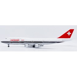 1/200 SWISSAIR BOEING 747-300M 700TH ANNIVERSARY OF THE SWISS CONFEDERATION POLISHED REG: HB-IGC WITH STAND